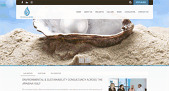 Desktop Screenshot of environmentarabia.com