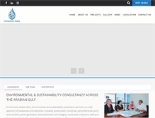 Tablet Screenshot of environmentarabia.com